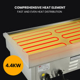 NNEMB Commercial Electric Griddle Extra Large 73x47cm 2 x 10A Countertop
