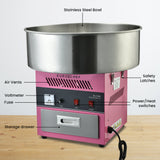 NNEMB 1000W Commercial Fairy Floss Cotton Candy Maker Machine