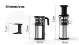 NNEMB Cold Press Slow Juicer with Sorbet function-Whole Fruit Chute