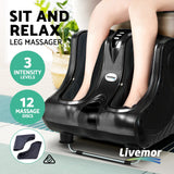 NNEDSZ Foot Massager Ankle Calf Leg Massagers Shiatsu Kneading Rolling Black