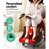 NNEDSZ Foot Massager Shiatsu Ankle Calf Leg Massagers Circulation Enhancer Red
