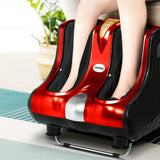 NNEDSZ Foot Massager Shiatsu Ankle Calf Leg Massagers Circulation Enhancer Red