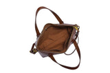 NNEKG Fossil Womens Avondale Satchel Bag (Medium Brown)