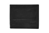 NNEKG Fossil Mens Lufkin Traveller Wallet (Black)