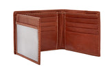 NNEKG Fossil Mens Lufkin Traveller Wallet (Brown)