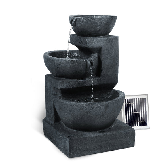 NNEDSZ Solar Fountain with LED Lights