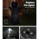 NNEDSZ Solar Powered Water Fountain Twist Design with Lights