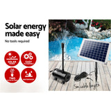NNEDSZ 650L/H Submersible Fountain Pump with Solar Panel