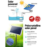 NNEDSZ 650L/H Submersible Fountain Pump with Solar Panel