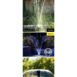 NNEDSZ Solar Powered Water Pond Pump 60W