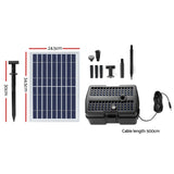 NNEDSZ Solar Pond Pump with Eco Filter Box Water Fountain Kit 5FT