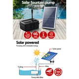 NNEDSZ Solar Pond Pump with Eco Filter Box Water Fountain Kit 5FT
