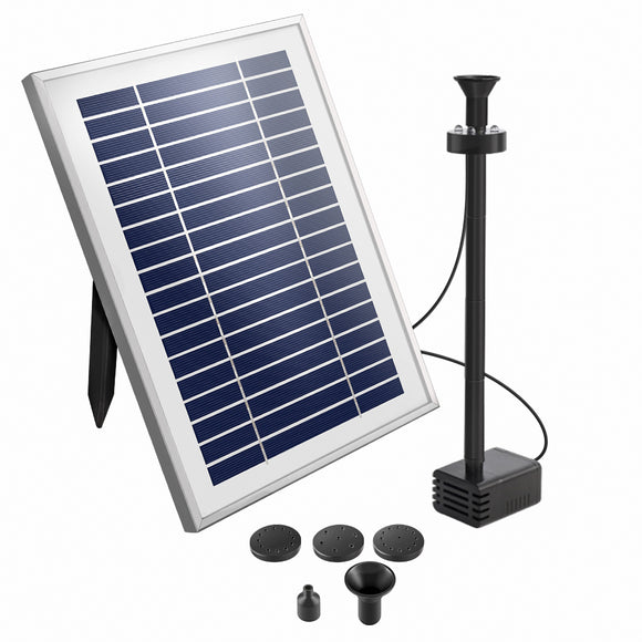 NNEDSZ Solar Pond Pump with Battery Kit Solar Powered Garden Water Fountain