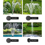 NNEDSZ Solar Pond Pump with Battery Kit Solar Powered Garden Water Fountain