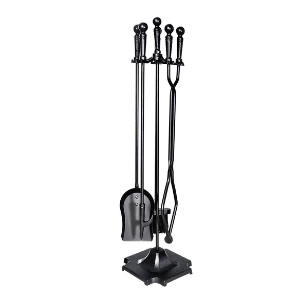 NNEDSZ Fireplace Tool Set Fire Place Tools Poker Brush Shovel Stand Tongs
