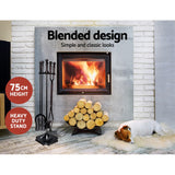 NNEDSZ Fireplace Tool Set Fire Place Tools Poker Brush Shovel Stand Tongs