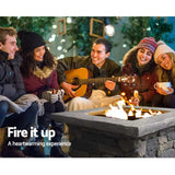 NNEDSZ Fire Pit Outdoor Table Charcoal Garden Fireplace Backyard Firepit Heater