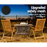 NNEDSZ Fire Pit Outdoor Table Charcoal Garden Fireplace Backyard Firepit Heater
