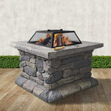 NNEDSZ Fire Pit Outdoor Table Charcoal Garden Fireplace Backyard Firepit Heater