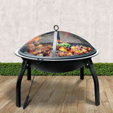 NNEDSZ Pit BBQ Charcoal Smoker Portable Outdoor Camping Pits Patio Fireplace 22