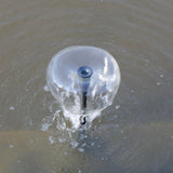 NNEMB Water Feature Fountain Pond Pump-w/ Solar Panel-Lithium Battery-Remote Control-Nozzle kit