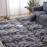 NNEIDS Floor Rug Shaggy Rugs Soft Large Carpet Area Tie-dyed Midnight City 200x300cm