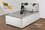 NNEMB Commercial Electric Deep Fryer Frying Basket Chip Cooker Fry Scoop