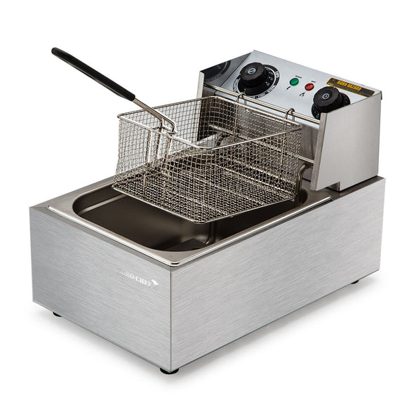 NNEMB Commercial Electric Deep Fryer Frying Basket Chip Cooker Fry Scoop
