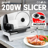 NNEDPE Pronti Deli and Food Electric Meat Slicer 200W Blades Processor