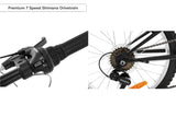 NNEKG Fortis Shimano 7 Speed 20 Dual Suspension Foldable Mountain Bike