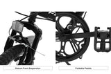 NNEKG Fortis Shimano 7 Speed 20 Dual Suspension Foldable Mountain Bike