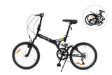 NNEKG Fortis Shimano 7 Speed 20 Dual Suspension Foldable Mountain Bike