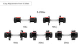 NNEKG Fortis 11kg 25lbs Smart Adjustable Weights Dumbbell