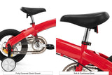 NNEKG Fortis 12 2 in 1 Balance & Pedal Kids Bike with Training Wheels