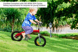 NNEKG Fortis 12 2 in 1 Balance & Pedal Kids Bike with Training Wheels