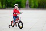 NNEKG Fortis 12 2 in 1 Balance & Pedal Kids Bike with Training Wheels