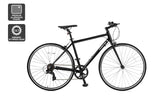 NNEKG Fortis Shimano 7 Speed Lightweight Flat Bar Hybrid Road Bike