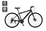 NNEKG Fortis Shimano 3x7 Speed Flat Bar Hybrid Road Bike