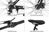 NNEKG Fortis Shimano 3x7 Speed Flat Bar Hybrid Road Bike