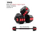 NNEKG Fortis 20kg Adjustable Weights Dumbbell & Barbell Set