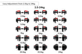 NNEKGE Smart Adjustable Dumbbells and Stand