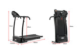 NNEKG Fortis 360mm Belt Adjustable Incline Electric Treadmill