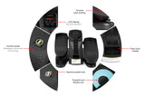 NNEKGE Electric Automatic Elliptical Mini Bike Stepper