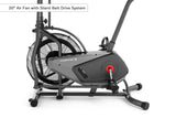 NNEKG Fortis 20 Fan Resistance Exercise Air Bike (AEXR 200)