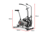 NNEKG Fortis 20 Fan Resistance Exercise Air Bike (AEXR 200)