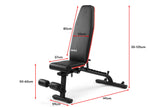 NNEKGE Heavy Duty Adjustable FID Weight Bench