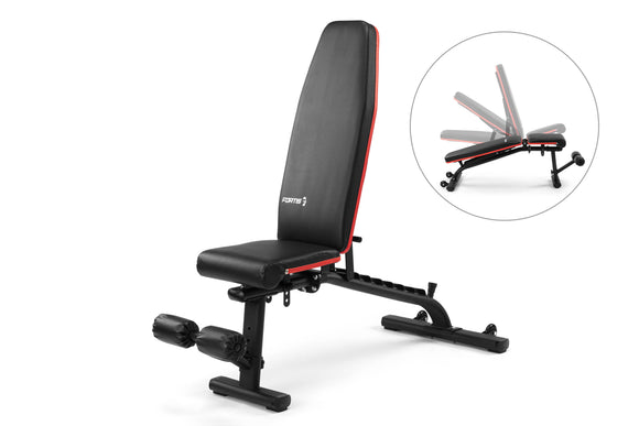 NNEKGE Heavy Duty Adjustable FID Weight Bench