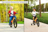 NNEKG Fortis 14 Kids Bike with Training Wheels