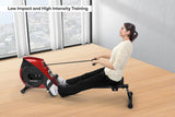 NNEKG Fortis Foldable Mechanical Exercise Rowing Machine