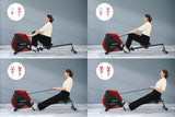 NNEKG Fortis Foldable Mechanical Exercise Rowing Machine